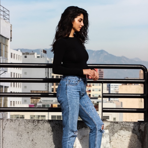 Black Long Sleeve Bodysuit - Picture 4 of 6